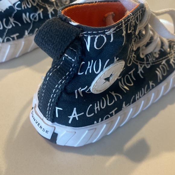 ⚫️ converse ⚫️ all stars - ‘not a chuck’ toddler size 7 - Picture 5 of 7